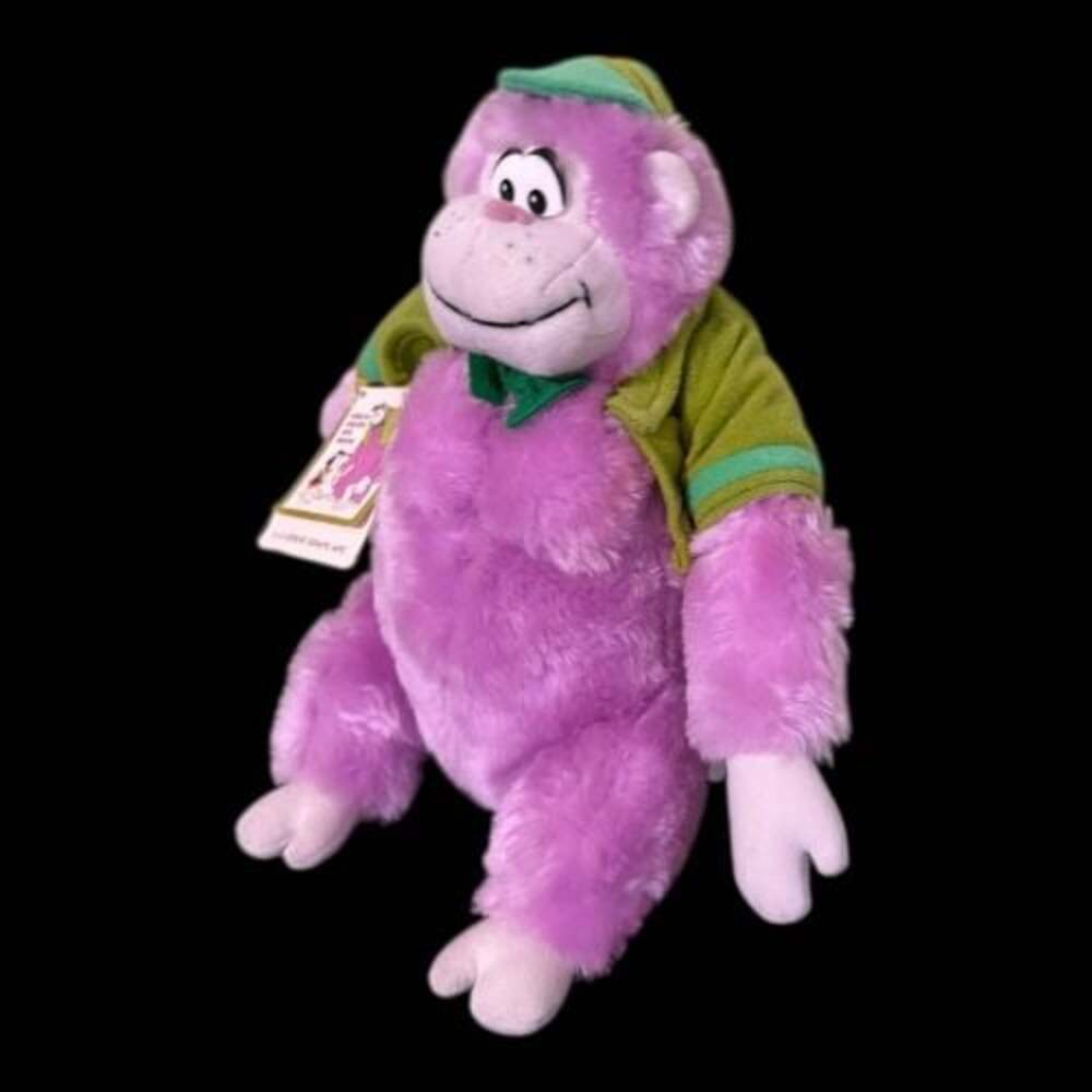Vintage 1985 Hanna-Barbera Great Grape Ape Plush Stuffed Animal Toy - Picture 2 of 5